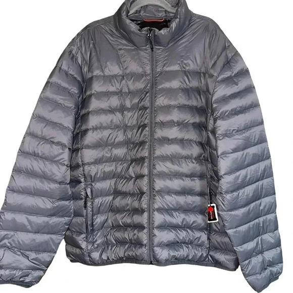 Hawke & Co Gray Lightweight Puffer Jacket Coat Size XXL - Picture 1 of 9